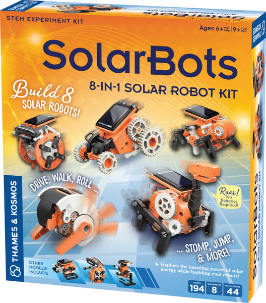 Solar Bots 8 in 1 Solar Robot Kit Science Project Kit