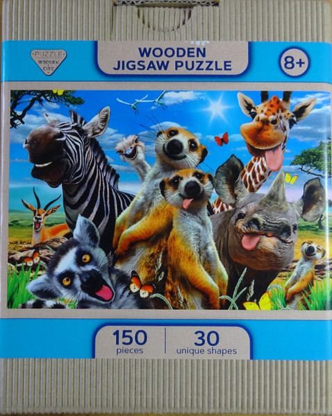 Welcome to Africa Medium Wooden City Puzzle