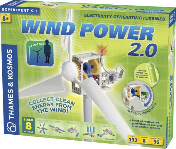 Wind Power 2.0 Electricity Generating Turbines Experiment Kit