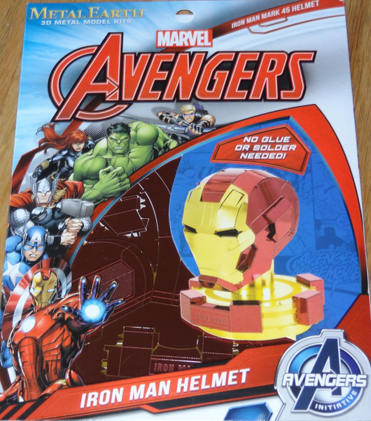 Iron Man Helmet Marvel Avengers Metal Earth 