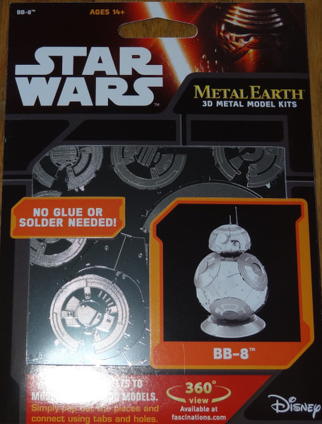 BB-8 The Force Awakens Star Wars Metal Earth 