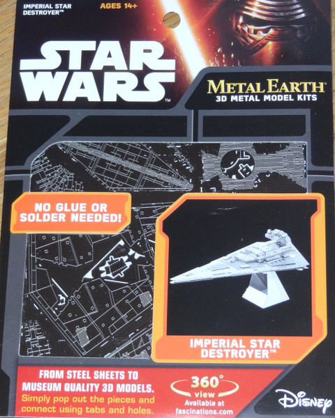 Imperial Star Destroyer Star Wars Metal Earth 