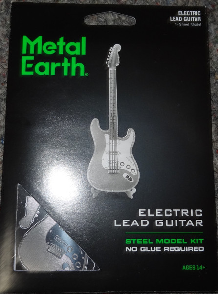 Electric Lead Guitar Musical Instrument Metal Earth 