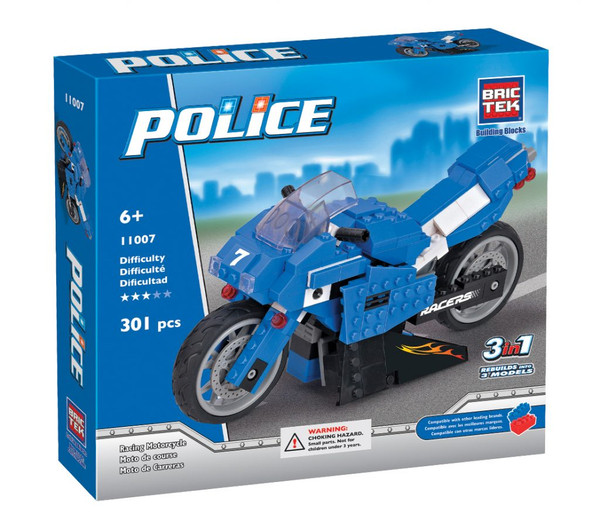 Police Racing Motorcycle BricTek