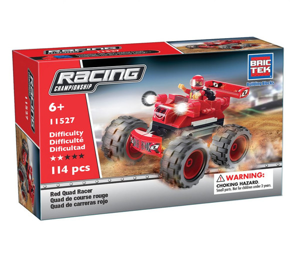 Red Quad Racer BricTek