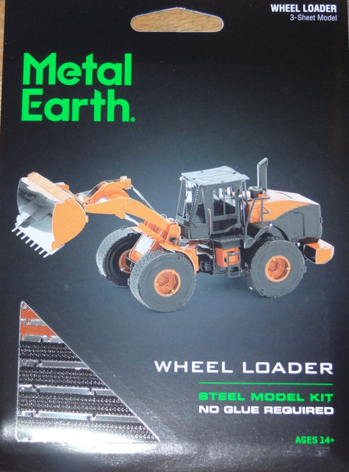 Wheel Loader Metal Earth - Corner Pockets