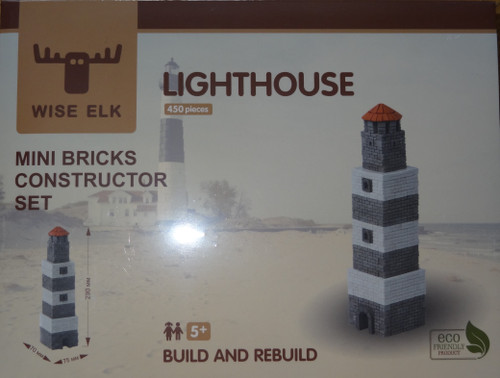 Wise Elk Mini Bricks Construction Set - Building, 70 PCS.