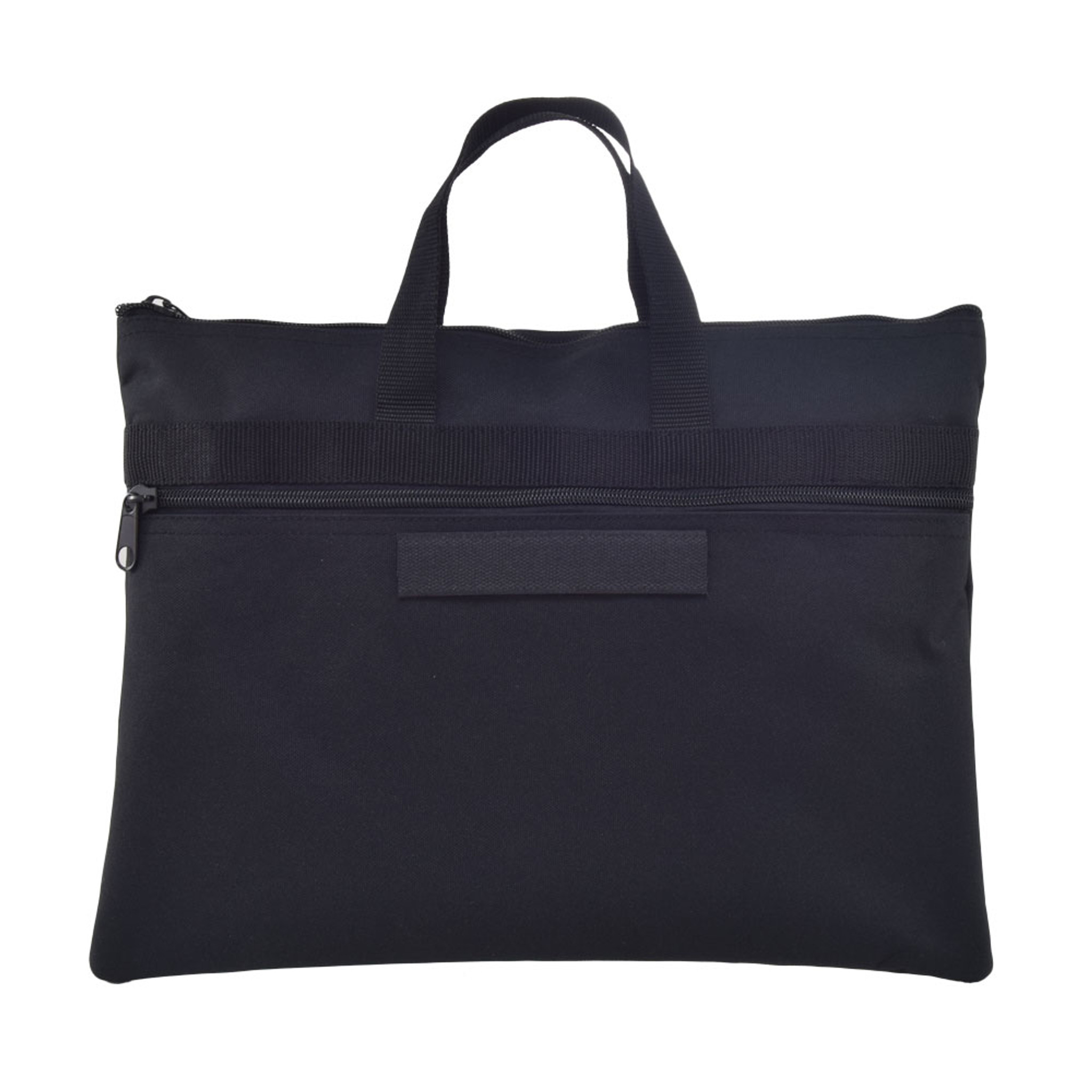 Large black tote bag with Tape logo