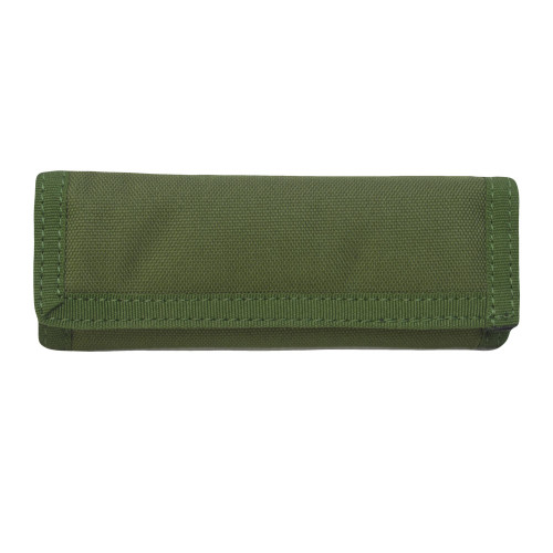 Luggage Handle Wrap in Olive closed.