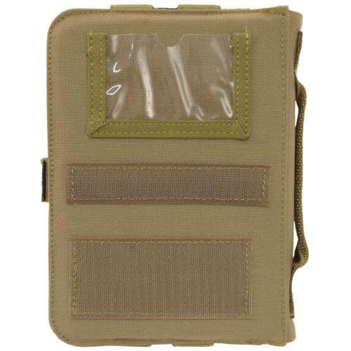 ID holder on back side with more VELCRO®.