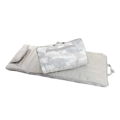 Snow Camo (Grey) Seersucker Nap Roll