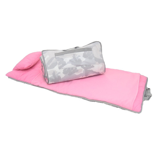 Snow Camo (Pink) Seersucker Nap Roll