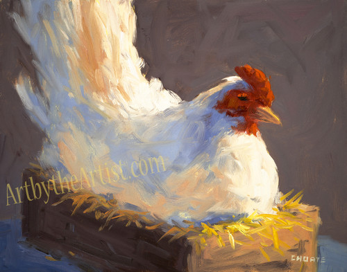 Fred Choate "Nesting Hen"