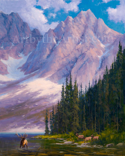 Fred Choate 'Castle Peak' Canvas Gicleé Signed & Numbered