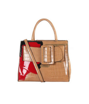  Maxie Buckle Tote- Tan