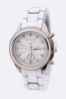  Shelby  Stainless Steel Bracelet Watch 36mm-White