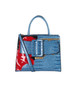 Maxie Buckle Tote- Blue
