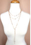 Layered Circle Necklace-Rose Gold