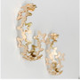 Star Struck Hoop Earrings -Gold