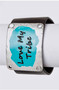 Love My Tribe-Leather Bracelet-Silver/Brown/Turquoise