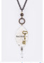 Rena -Believe - Leather Cord Pendant Necklace