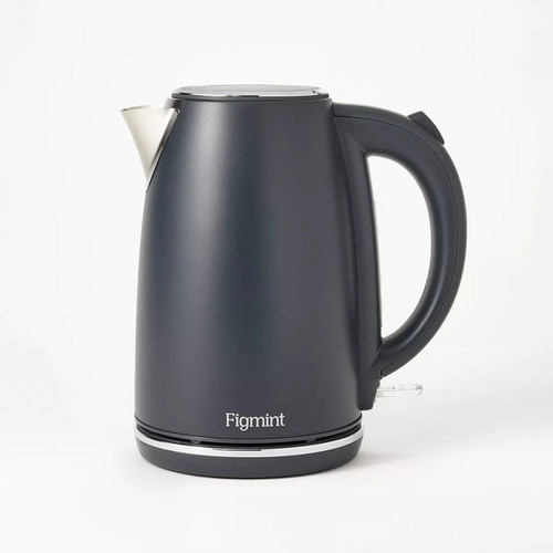 1.7 L Electric Kettle with Thin Chrome Trim Band - Painted Stainless Steel - Figmint