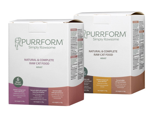 trial pack of your choice 70g pouchces boxes