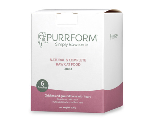 chicken and ground bone with heart box 70g chicken and ground bone with heart box 70g