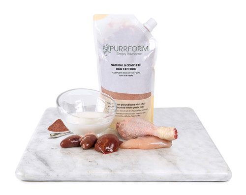 complete weaning paste for kitten chicken with meat 70g