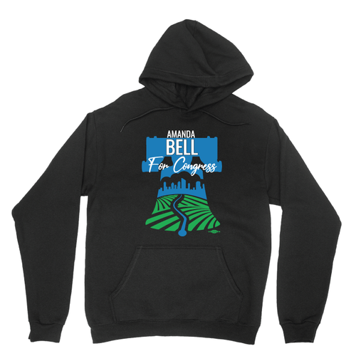 Amanda Bell (Black Pullover Hoodie)