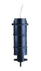 3-8510-P0 Signet Integral Mount Flow Sensor: Polypropylene, Titanium Shaft, Black PVDF rotor, Pipe size: 0.5 to 4 in.