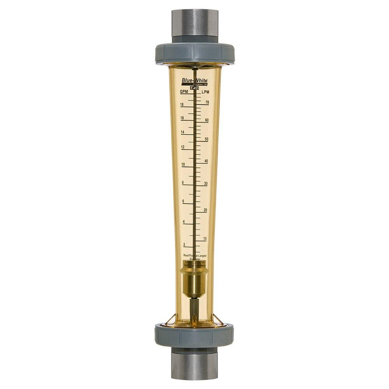 BlueWhite F-451 Polysulfone Panel-Mount Standard High-Volume Flow Meters