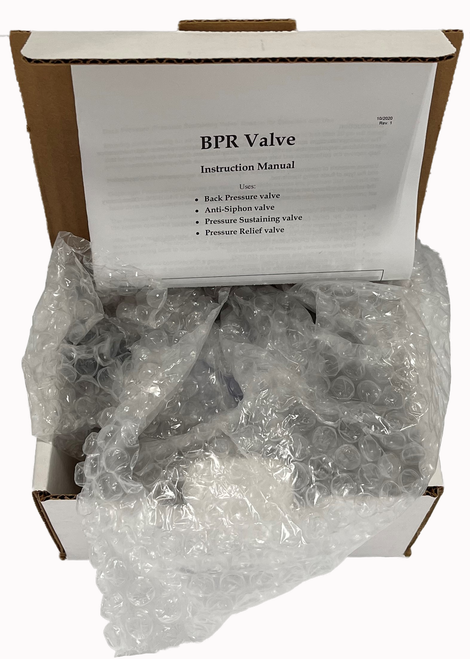 BP/PR Valve, SS, 1/4” NPT