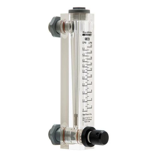 BlueWhite F-550L Panel-Mount Mechanical Flow Meter BlueWhite F-550L Panel-Mount Mechanical Flow Meter
