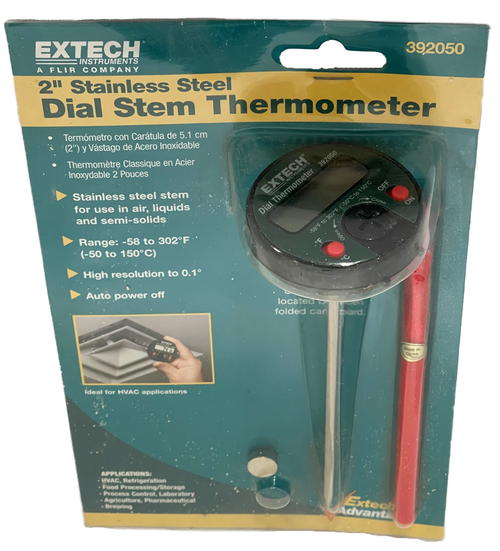 Extech 39240 Waterproof Stem Thermometer