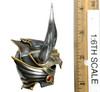 Knight of Fire (Silver) - Helmet (Fits Over Head)