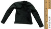 The Neo - Black Nylon Long Sleeve Shirt