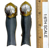 St. Johns Knights Hospitaller & Teutonic Dragon Knights Set - Leg & Knee Armor (Metal)