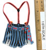 Birds of Prey: Harley Quinn (Caution Tape Jacket Version) - Shorts w/ Suspenders