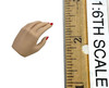 Vampire Slayer (Black) - Left Bare Relaxed Hand
