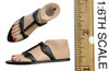 Aset: Goddess of Magic (Black) - Sandaled Feet (No Ball Joints)