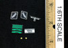 WWII German Panzer Commander - “Jager” - Patches Epaulettes & Insignia Set (7)