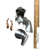 Tournament Knight (Standard Silver Version) - Helmet w/ Jousting Shoulder Armor (Metal)