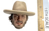 Clint Eastwood: The Outlaw Josey Wales - Head w/ Hat (Non-Removable) (No Neck Joint)