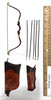 General Huang Zhong Hansheng (Copper Version) - The Iron Bow w/ Arrows & Quiver (Metal)