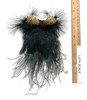 The Witch Hunter: The Crow Girl (Deluxe Version) - Shoulder Armor w/ Feathered Tresses (Real Copper Metal)