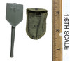 WWII U.S. 2nd Armored Division Infantryman 1945 - Shovel w/ Cover (M43) WWII U.S. 2nd Armored Division Infantryman 1945 - Shovel w/ Cover (M43)