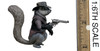 Outlaws From the West: The Cowboy - Squirrel Figurine w/ Pistol