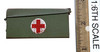 WWII German WH Medic Officer Candidate "Groger" - German Medic Ammo Box (Metal) (Opens)