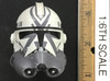 The Clone Wars: 104th Battalion Wolfpack Clone Trooper (Deluxe) - Helmet (Phase Two Weathered) (No Neck Joint)